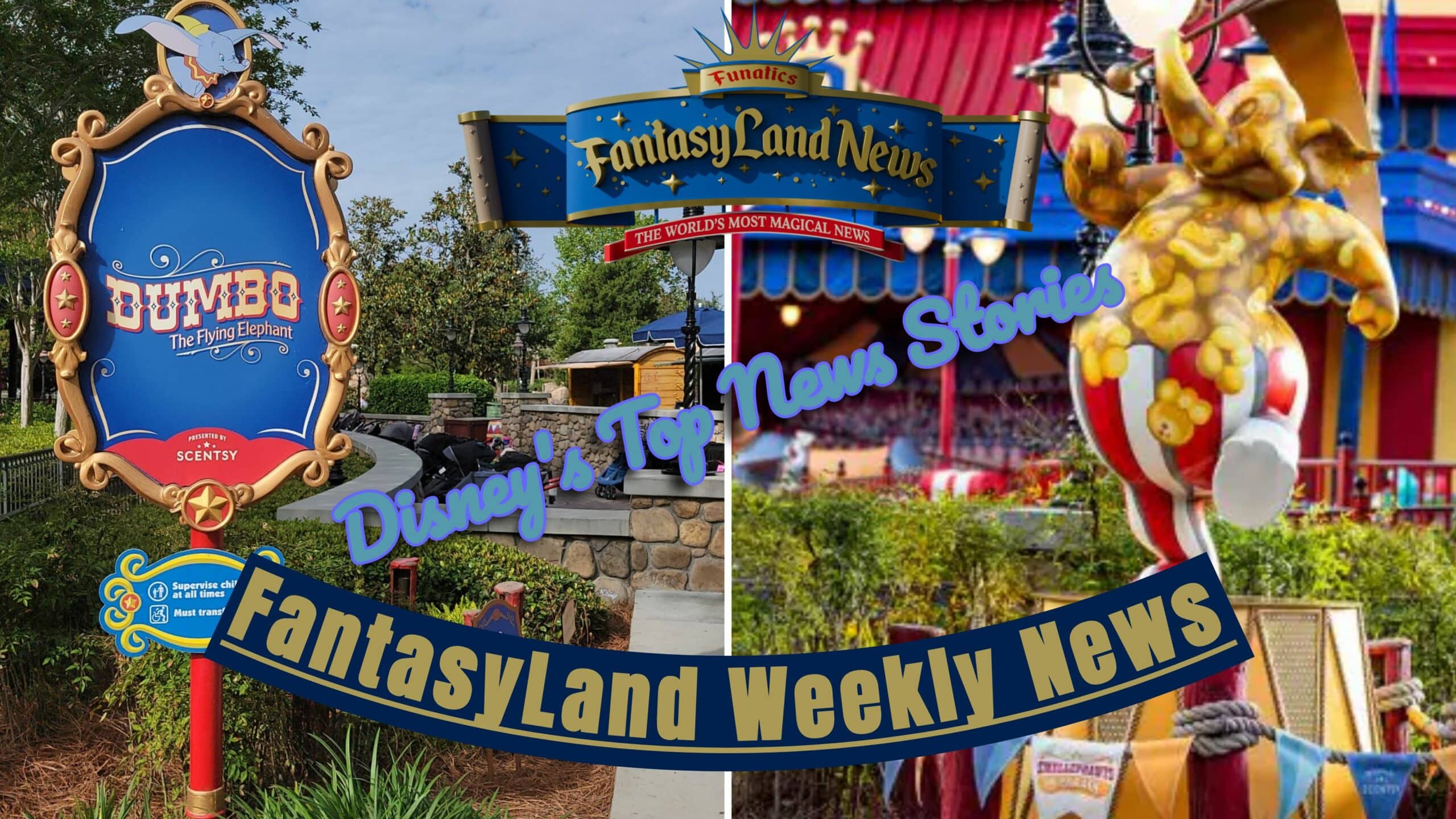 FantasyLand News Weekly on Youtube Episode 2 Tianas Bayou Adventure Smellephants on Parade Country Bear Musical Revue Jamboree Voice Actors and Marquee