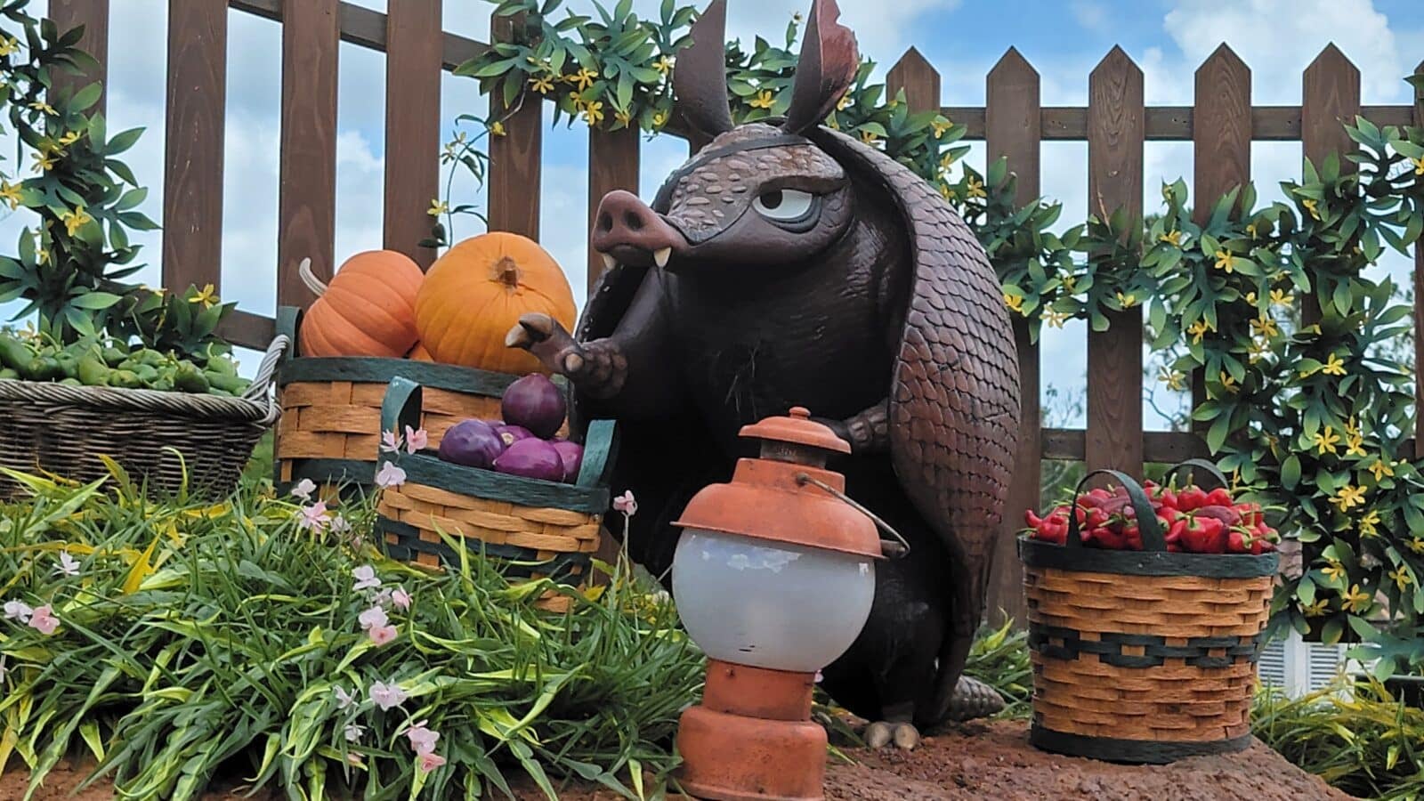 Lari the Armadillo Steals Borrows Our Hearts on Tiana's Bayou Adventure