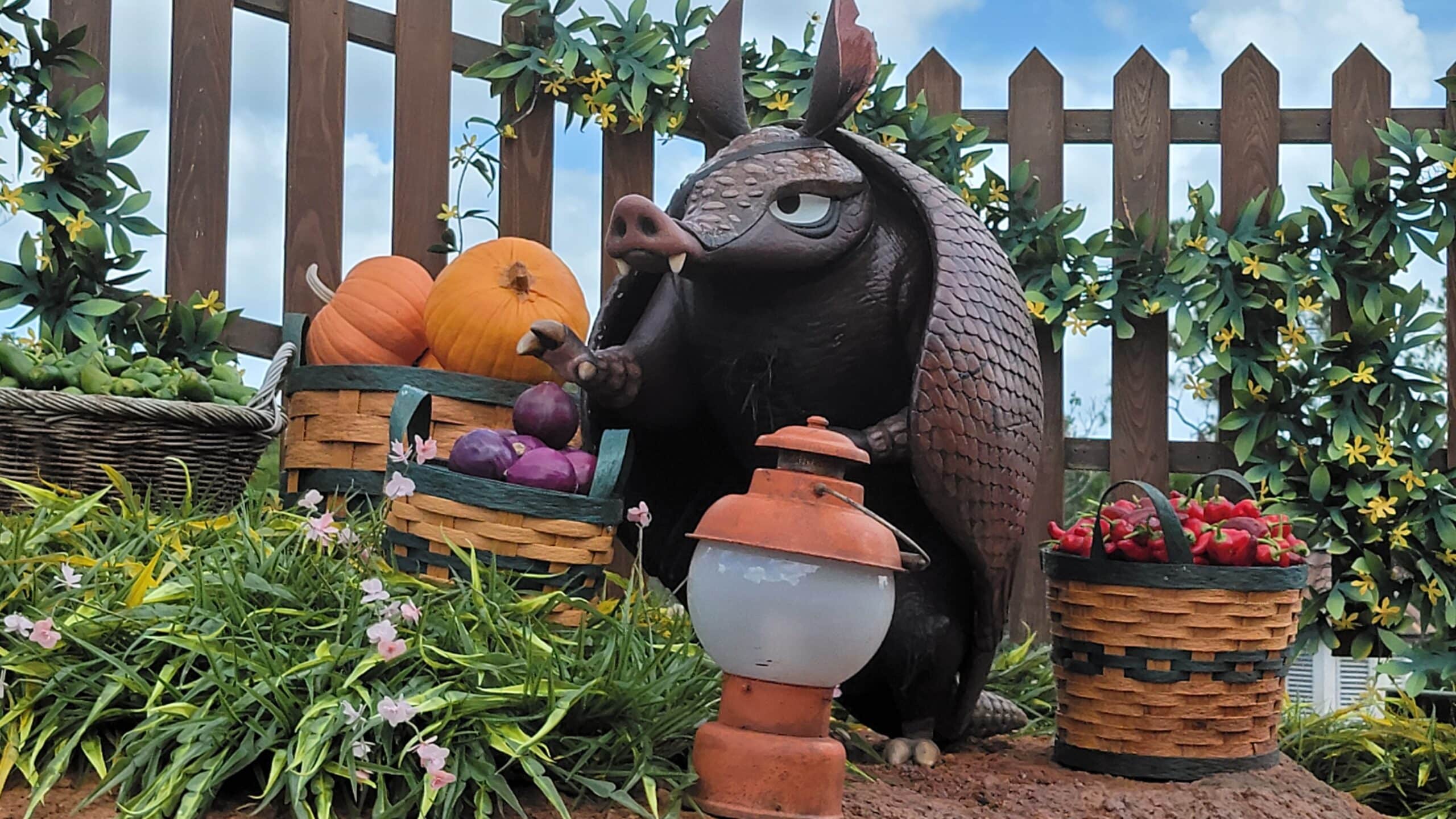 Lari the Armadillo Steals Borrows Our Hearts on Tianas Bayou Adventure
