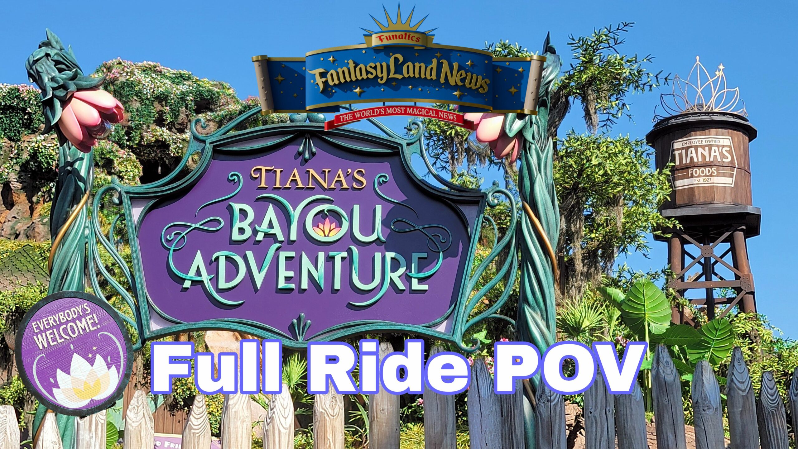 Disney Gets the Drop on Social Media by Posting the Full Ride POV of Tianas Bayou Adventure Watch Here