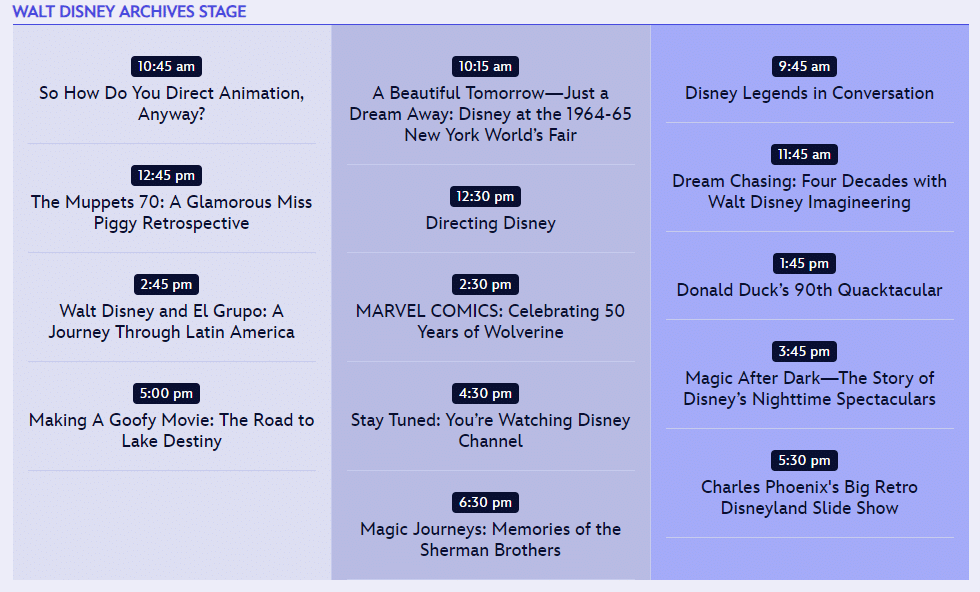 Talent and Schedules Released for D23 The Ultimate Fan Event Aug 9 11 2024