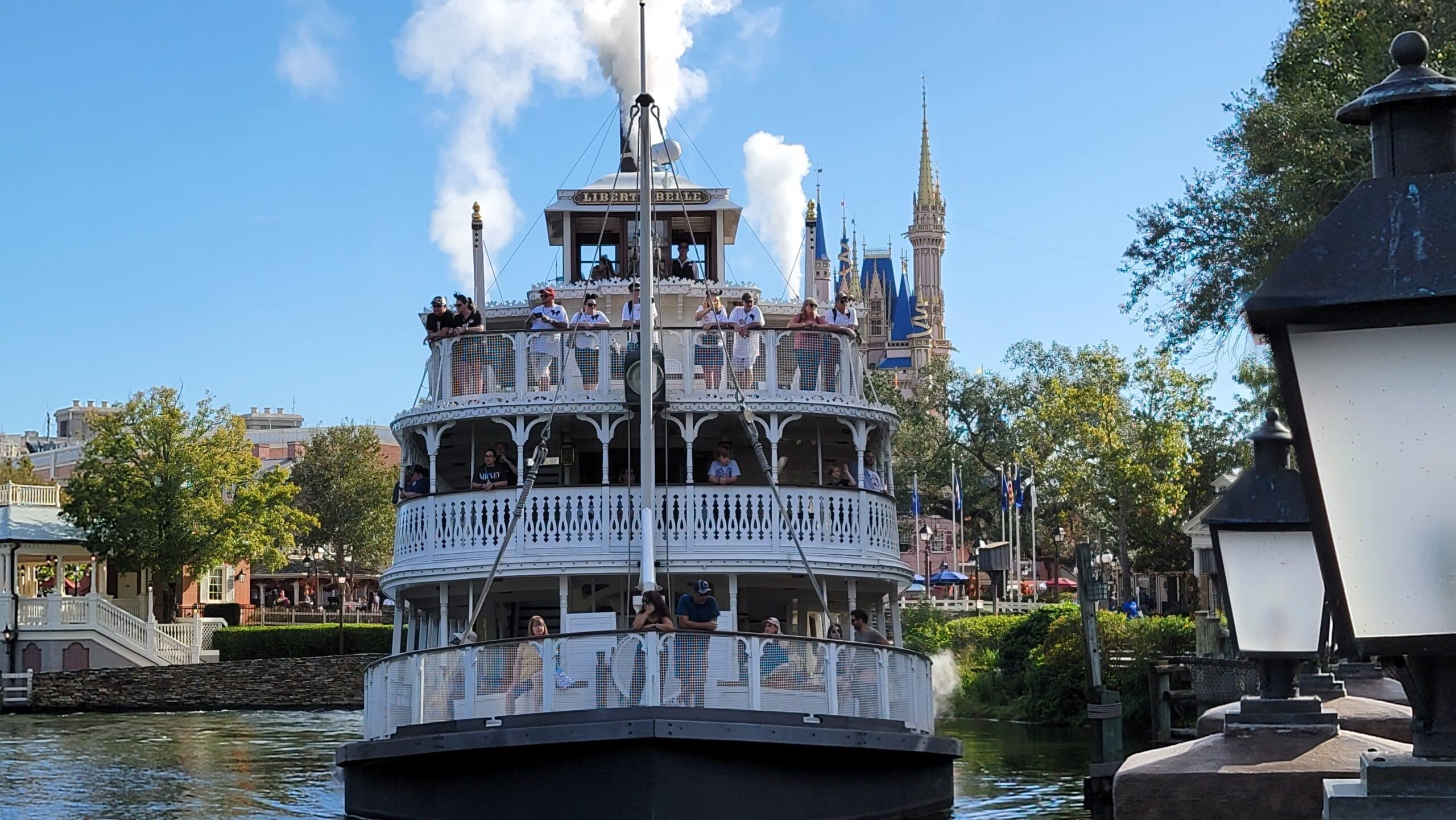 Liberty Belle Riverboat in Magic Kingdom Will Be Back Running on Friday August 23rd 2024