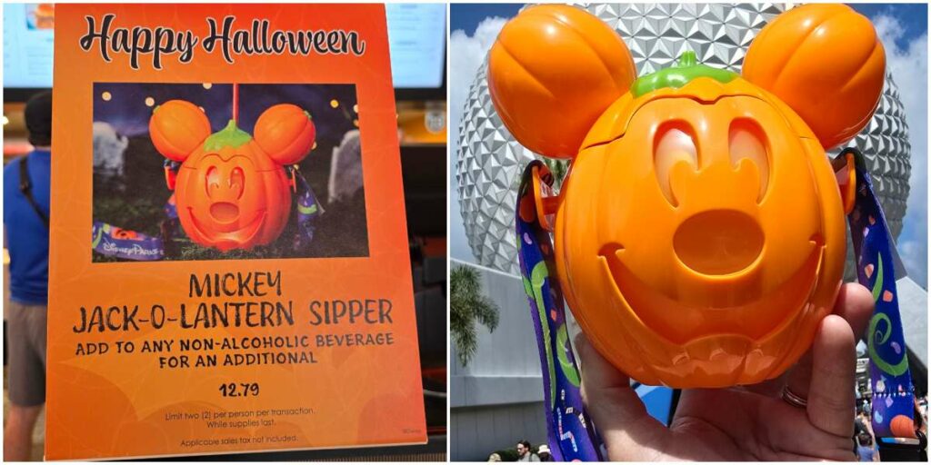 Mickey Jack O Lantern Sipper Arrives in Disney World