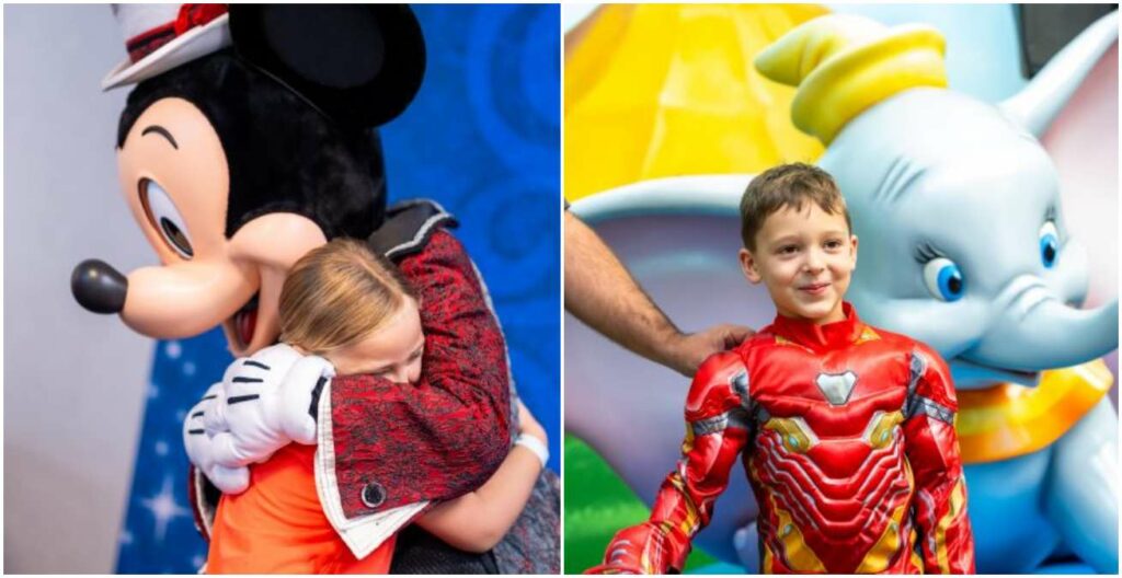 Mickey and Minnie Bring Reverse Trick or Treating to Childrens Hospitals