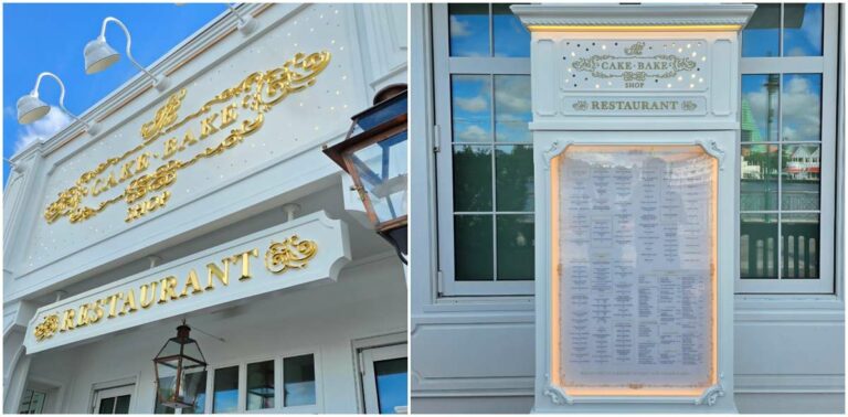 Disney World to Sell .00 Peanut Butter & Jelly Sandwich: The New Menu for The Cake Bake Shop Restaurant has been Revealed