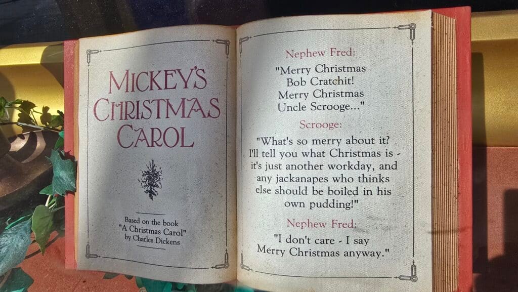 Disney Mickey's Christmas Carol Window Display Returns to Magic Kingdom for the Holidays 2024