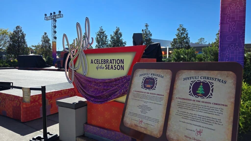 Check out the Decorations for Epcot Festival of the Holidays 2024