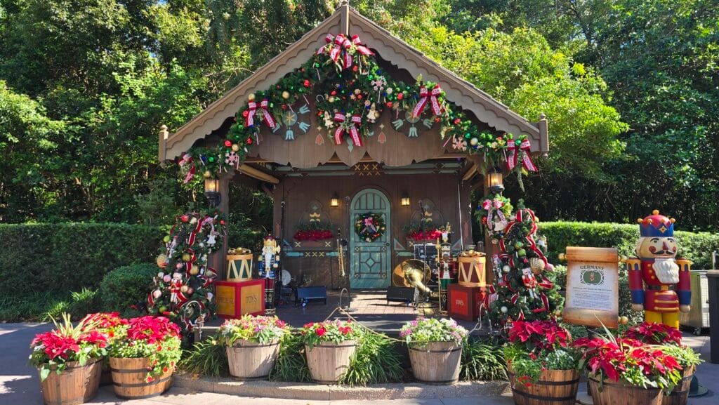 Check out the Decorations for Epcot Festival of the Holidays 2024