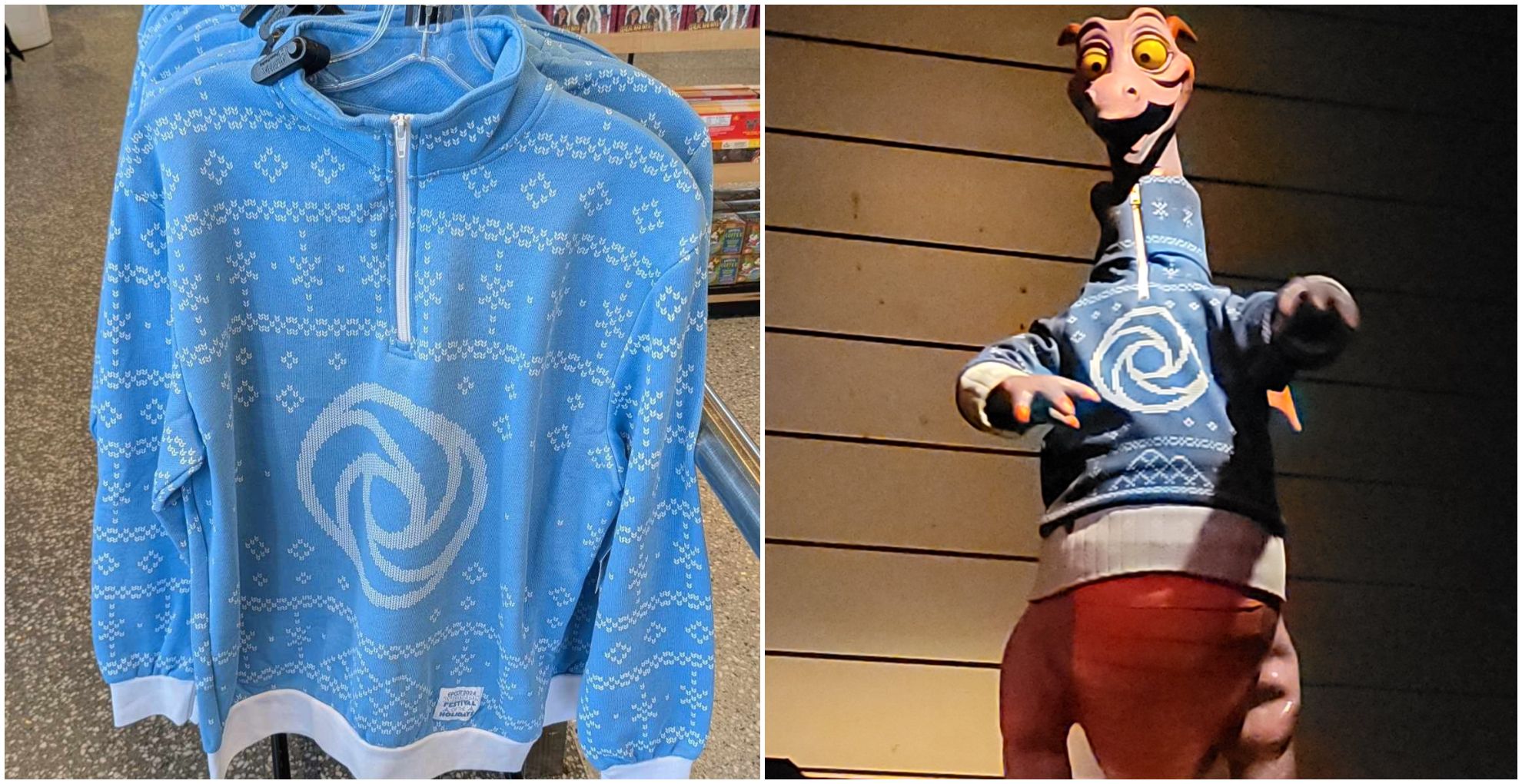 Viral Figment Ugly Holiday Sweater from Journey Into Imagination Now Available for Purchase