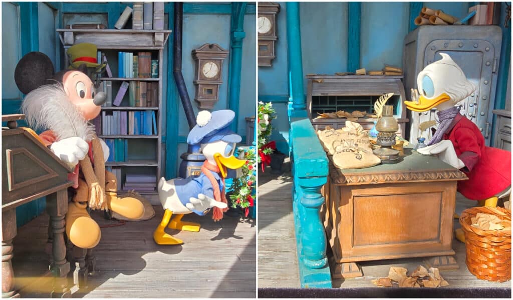 Disney Mickey's Christmas Carol Window Display Returns to Magic Kingdom for the Holidays 2024