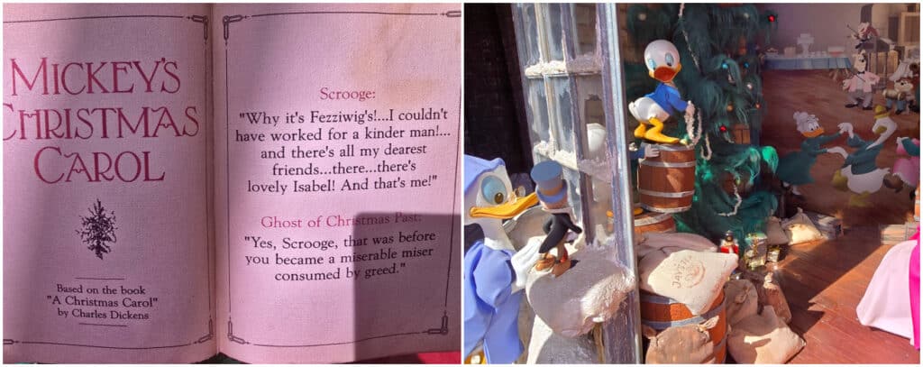 Disney Mickey's Christmas Carol Window Display Returns to Magic Kingdom for the Holidays 2024