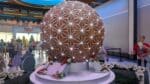 Disney Reveals 8 Foot Tall Spaceship Earth Gingerbread Display during Festival of the Holidays