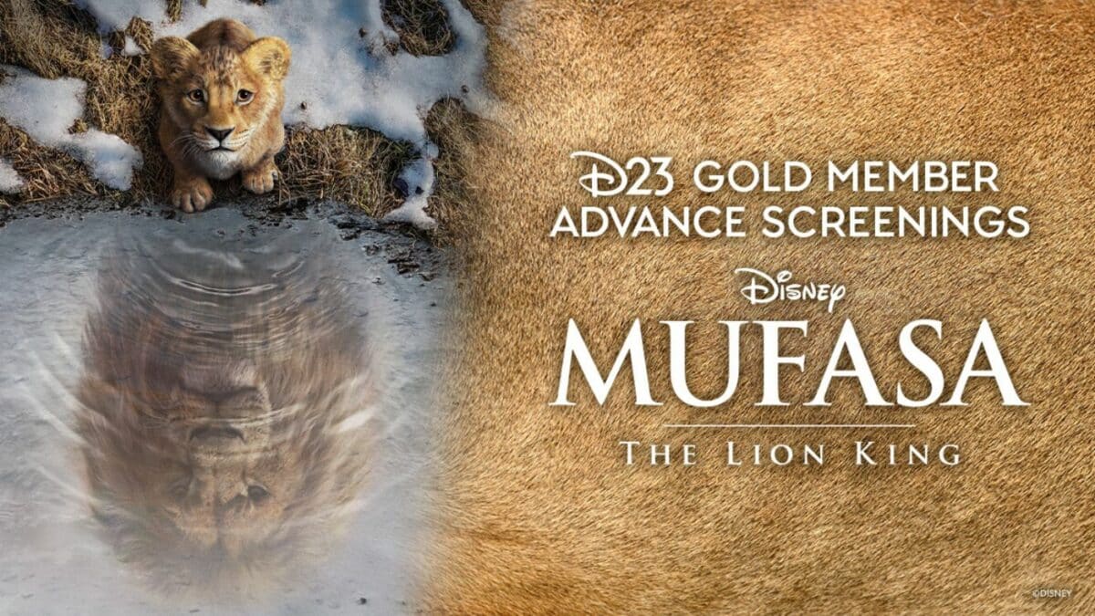 D23 Gold Members Mufasa The Lion King Advance Screening Tickets