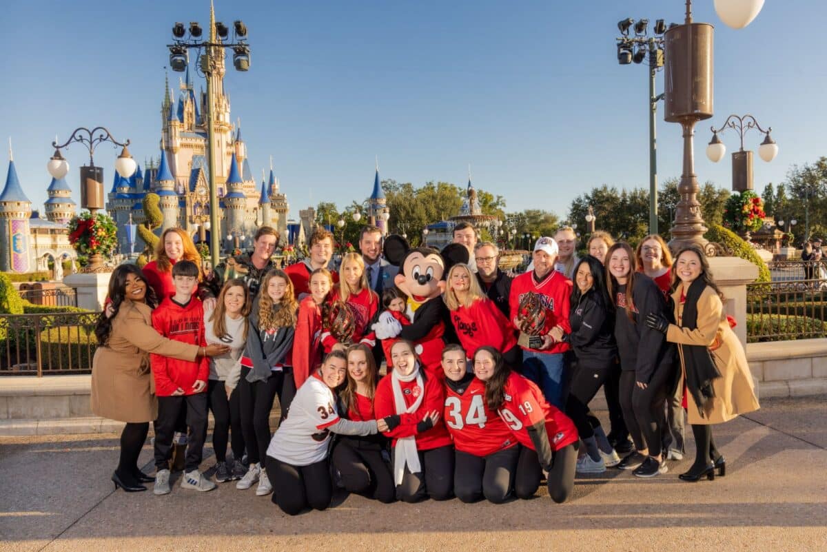 Disney World Celebrates the Gift of Life with Georgia Bulldog Fans