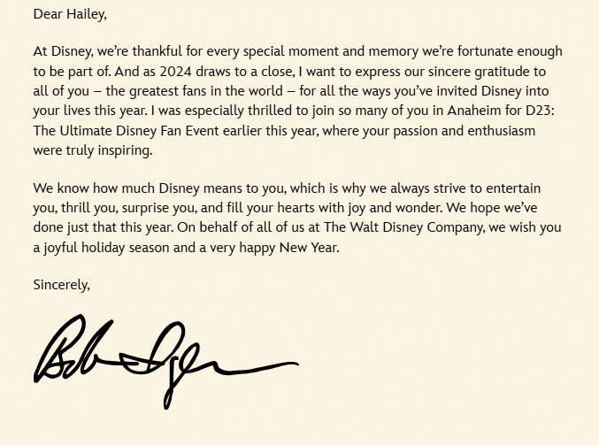Ho Ho Ho Larious Bob Iger D23 Digital Christmas Card 2024 Goes Wrong