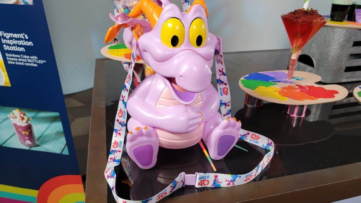 Lightbulb Moment Figment Popcorn Bucket Coming to Walt Disney World 2025