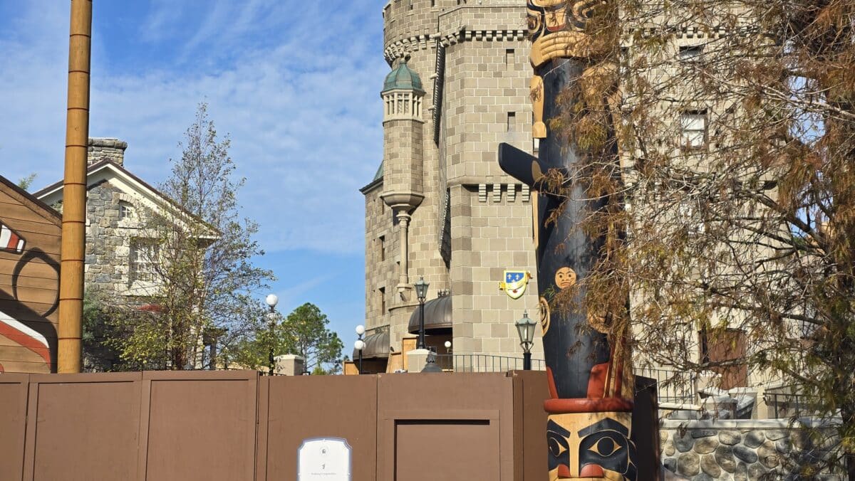 Mystery Construction Continues At Epcot's Castle-like Hotel du Canada