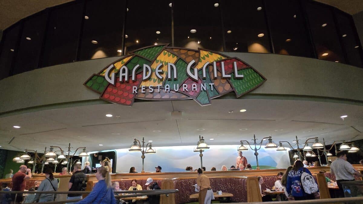 Walt Disney World Epcot Dining Menu Garden Grill Lunch  Dinner 2025