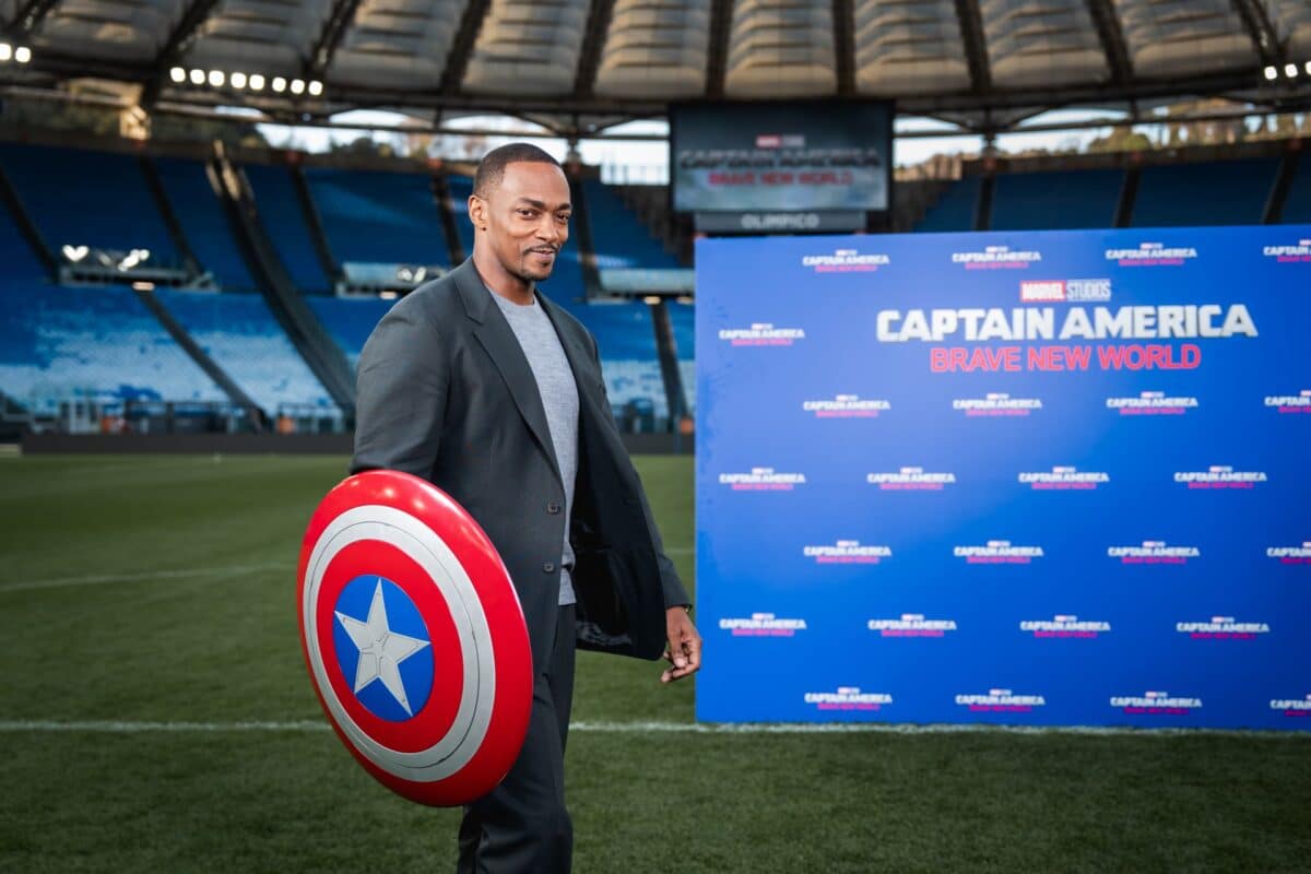 Anthony Mackie Harrison Ford Danny Ramirez Bring 'Captain America: Brave New World' to Europe