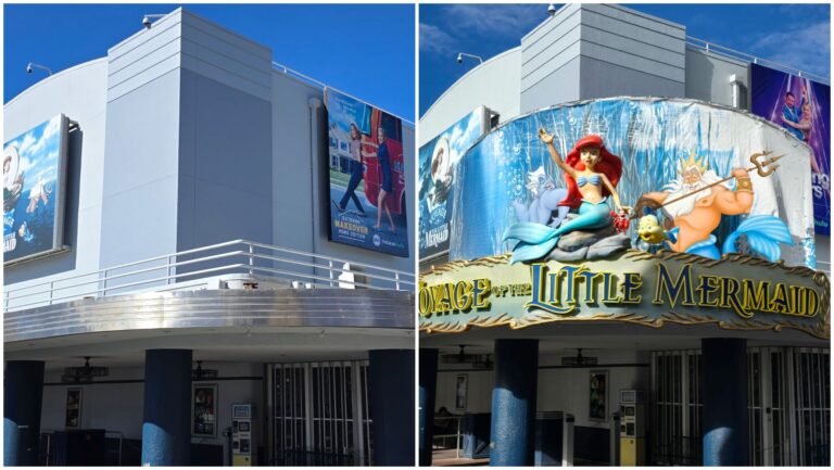 Disney World's "Voyage of the Little Mermaid" Marquee Removed to Make Way for New "The Little Mermaid - A Musical Adventure" Coming Summer 2025