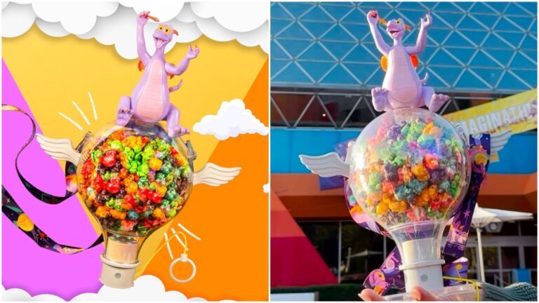 Lightbulb Moment Figment Popcorn Bucket Coming to Walt Disney World 2025