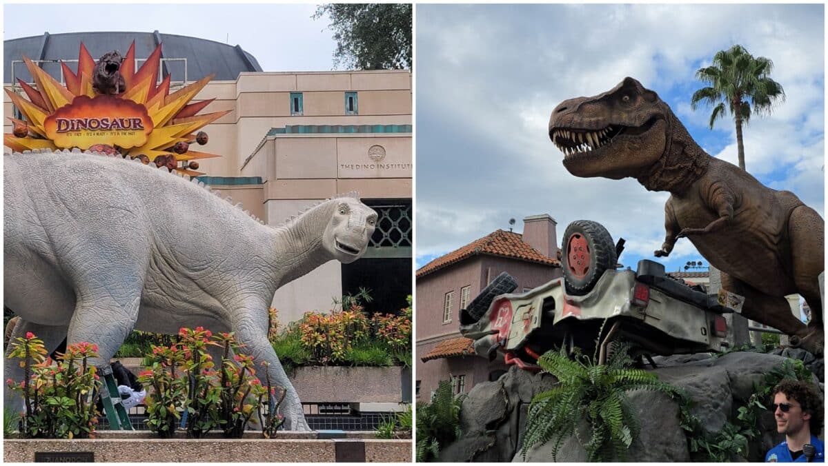 Universal Orlando Drops a Meteor on Disney World over Dinoland USA Extinction in new Social Media Posts