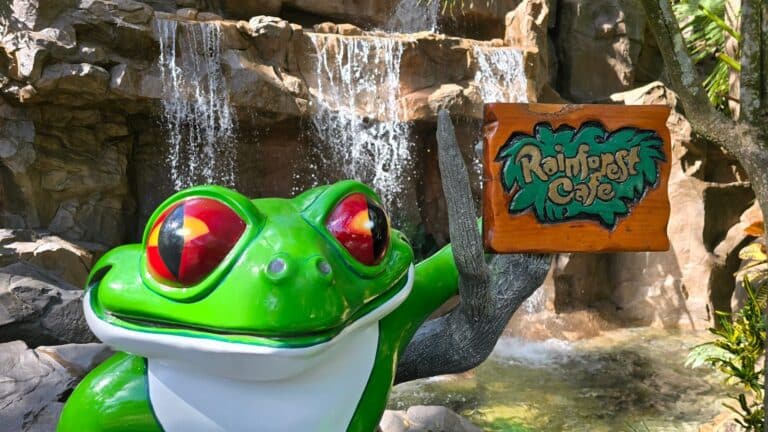 Walt Disney World Animal Kingdom Dining Menu “Rainforest Cafe” Lunch & Dinner 2025