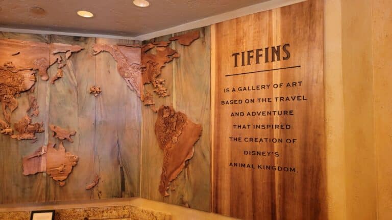 Walt Disney World Animal Kingdom Dining Menu “Tiffins” Lunch & Dinner 2025