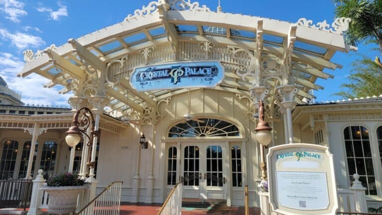 Walt Disney World Magic Kingdom Dining Menu “The Crystal Palace” Lunch & Dinner 2025
