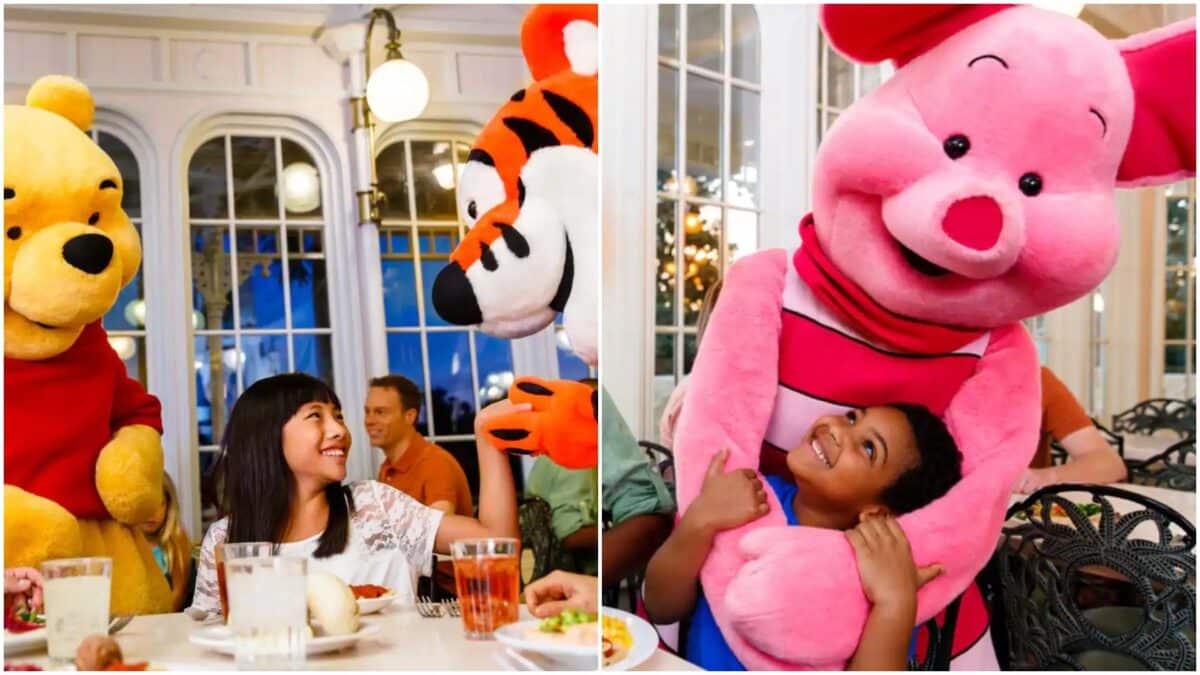 Walt Disney World Magic Kingdom Dining Menu The Crystal Palace Lunch  Dinner 2025