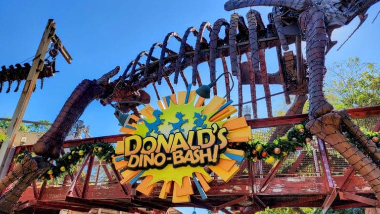 You Can Still Meet Characters at Donald's Dino-Bash In Disney's Animal Kingdom During Construction 2025