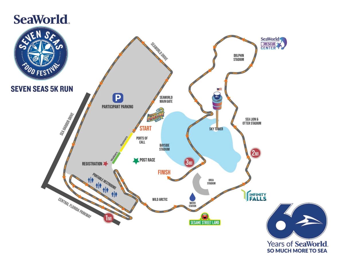 SeaWorld Orlando's Seven Seas Food Festival: 5k Fun Run Returns April 2025