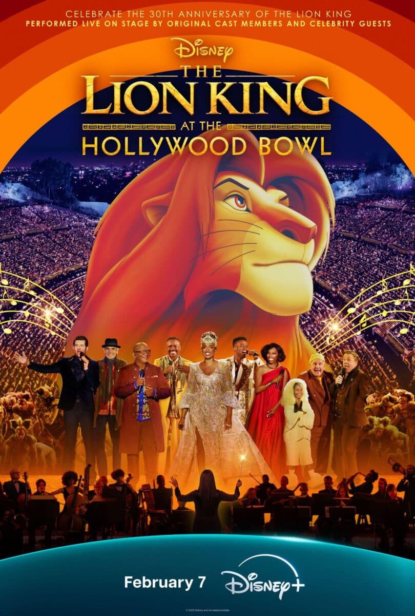 'The Lion King Live at the Hollywood Bowl' Concert Premiers on Disney+ February 7th 2025
