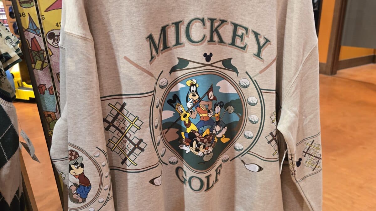 New 2025 Mickey Golf Menswear Collection at Disney Springs