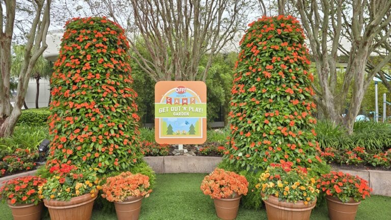 Epcot's Kid-Friendly Camp Get Out ‘N’ Play Garden Returns! Flower & Garden 2025