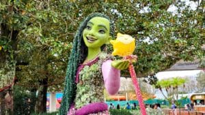 Disney World Epcot Flower & Garden Festival 2025: 'Wish' Topiary New Location