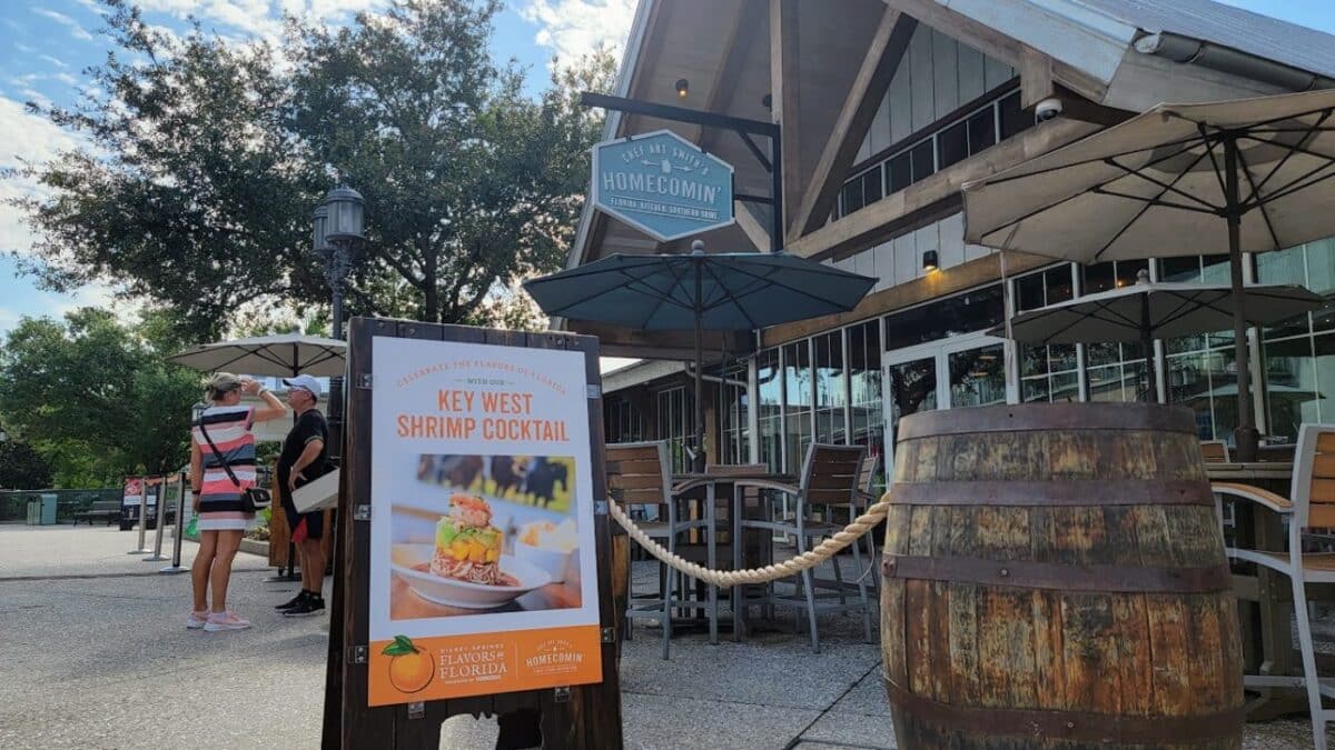 Disney Springs Dining Menu Chef Art Smith's Homecomin'” Lunch & Dinner 2025
