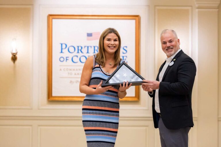 Disney Honors Veterans: EPCOT's "Portraits of Courage" Sees Visit from Jenna Bush Hager