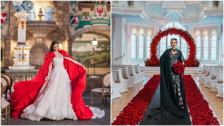 Disney Wedding Collection Gets Dramatic Upgrade with Snow White, Evil Queen Gowns