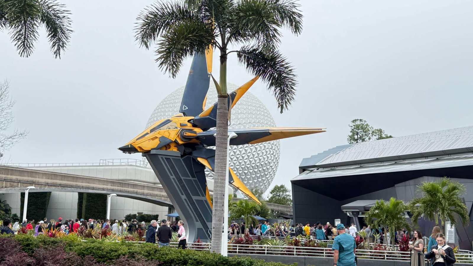 Epcot Cosmic Rewind First Day Wait Times Revealed