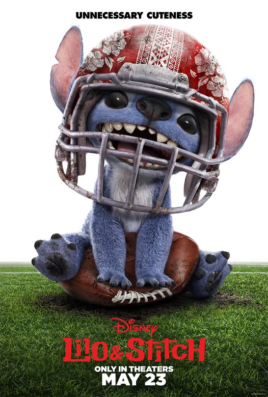 Live-Action Stitch Crashes Super Bowl 2025 "Lilo & Stitch" Commercial from Walt Disney Studios
New Poster