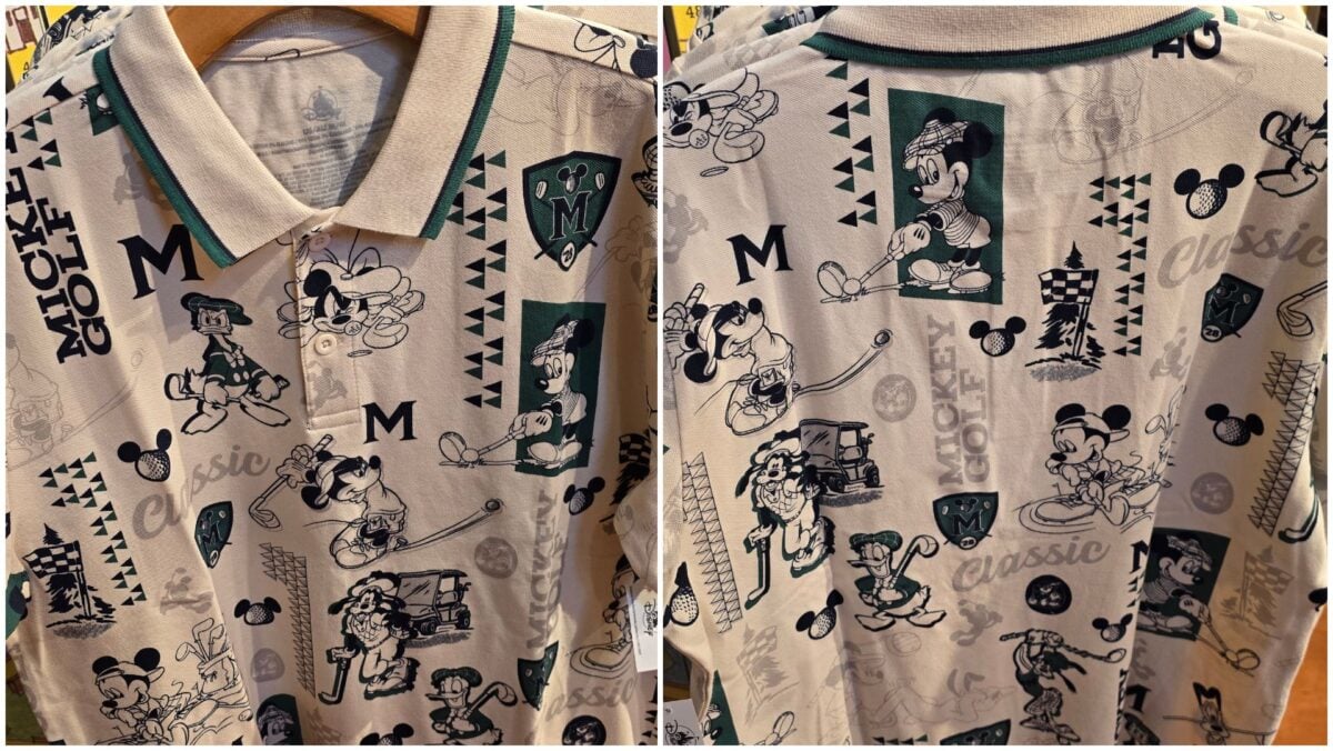 New 2025 Mickey Golf Menswear Collection at Disney Springs