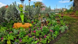 Tinkerbell Topiary and Her Fairy Garden Return to Epcot for 2025 Flower & Garden Festival