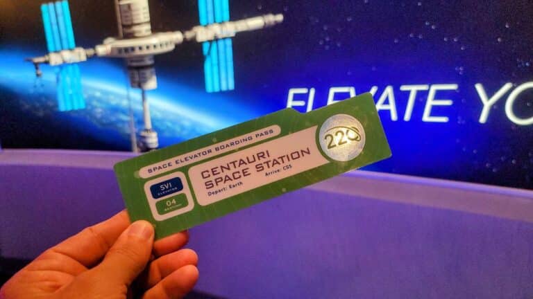 Walt Disney World Epcot Dining Menu “Space 220 Lounge” Lunch & Dinner 2025