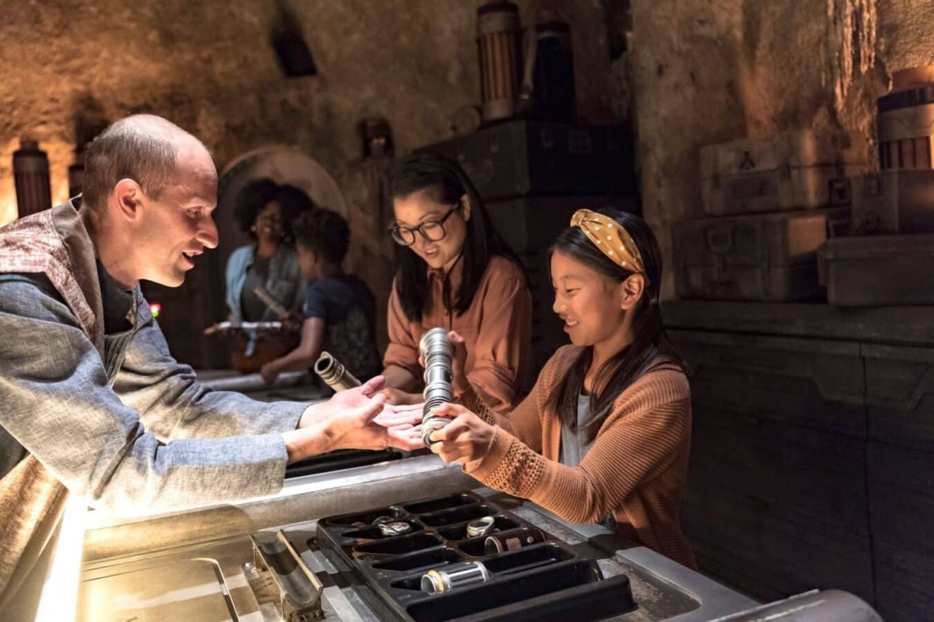 Reclaimed and Reforged New Lightsabers Building Experience at Disney's Galaxy's Edge