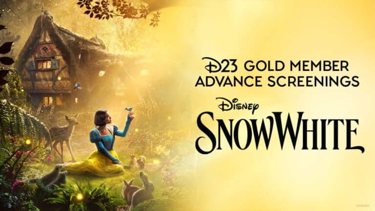 Disney Snow White D23 Gold Members Free Screening Announced