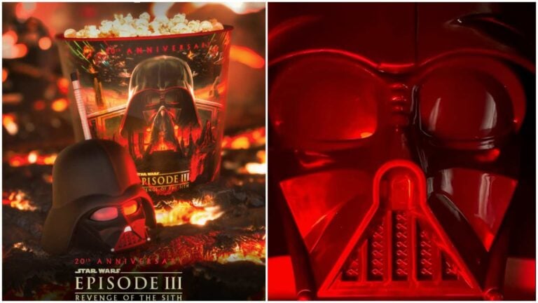 Star Wars Revenge of the Sith Re-Release with Vader Popcorn Bucket & Sipper