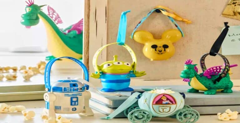 Disney Popcorn Bucket Craze: Light-Up Ornament Collection Now Available