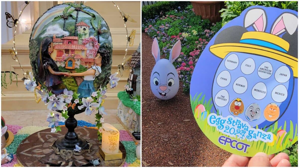 Disney World Easter Fun Eggs Snacks and a Thumper Bucket