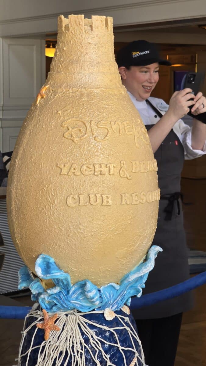 Disney yacht and beach club sandcastle